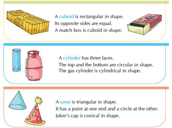 What is Long? What is Round? (Shapes) Class 1 Notes Maths
