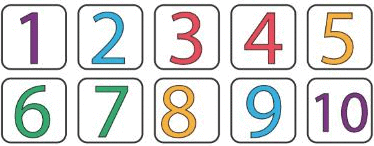 Numbers from One to Nine - 1 Class 1 Worksheet Maths