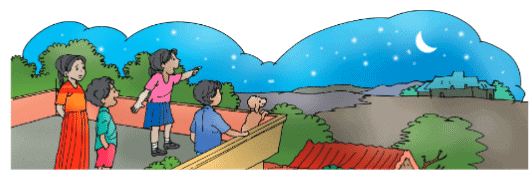 Chanda Mama Counts the Stars NCERT Solutions | English for Class 3 (Santoor)