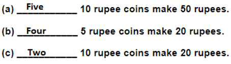 Money - 1 Class 1 Worksheet Maths Chapter 12