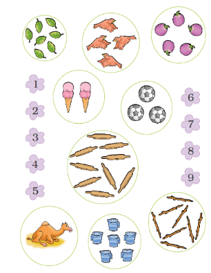 NCERT Solutions for Class 1 Maths Chapter 2 - Numbers from One to Nine