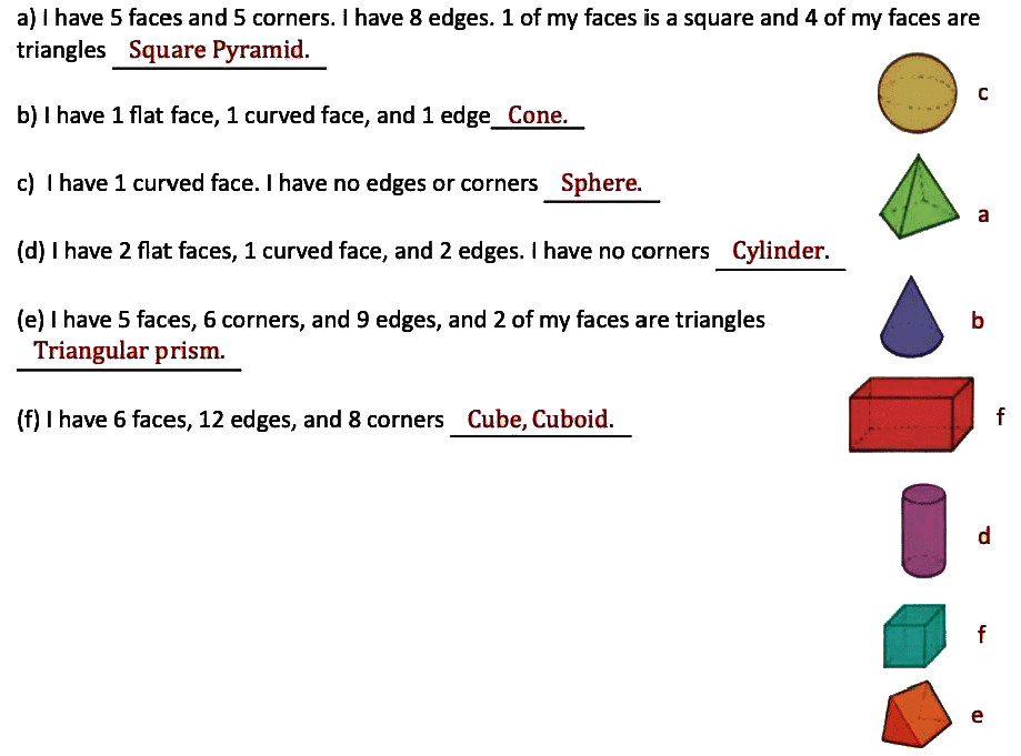 Ncert Solutions For Class 4 Maths Chapter 1 Shapes Around Us Ncert Solutions For Class 4 Maths Chapter 1 Shapes Around Us