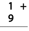 Addition (Single Digit) Class 1 Worksheet Maths