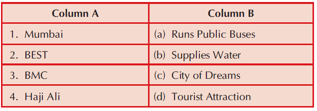 Mumbai - 1 Class 3 Worksheet SST