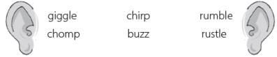 Worksheet 6 - Vocabulary | Worksheets with solutions for Class 3
