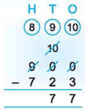 Class 3 Maths - Subtraction - Question Answers