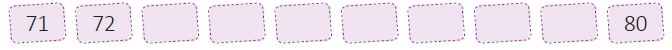 Numbers from 51 to 100 - 1 Class 1 Worksheet Maths