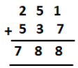 Class 3 Maths - Addition - CBSE Worksheets Solutions