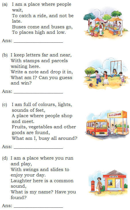 NCERT Solutions for Class 4 EVS Chapter 1 - Living Together