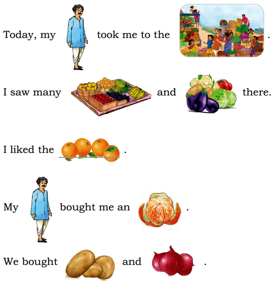 Fun with Pictures NCERT Solutions | English for Class 1 (Mridang)