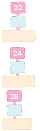 Numbers from 21 to 50 - 1 Class 1 Worksheet Maths