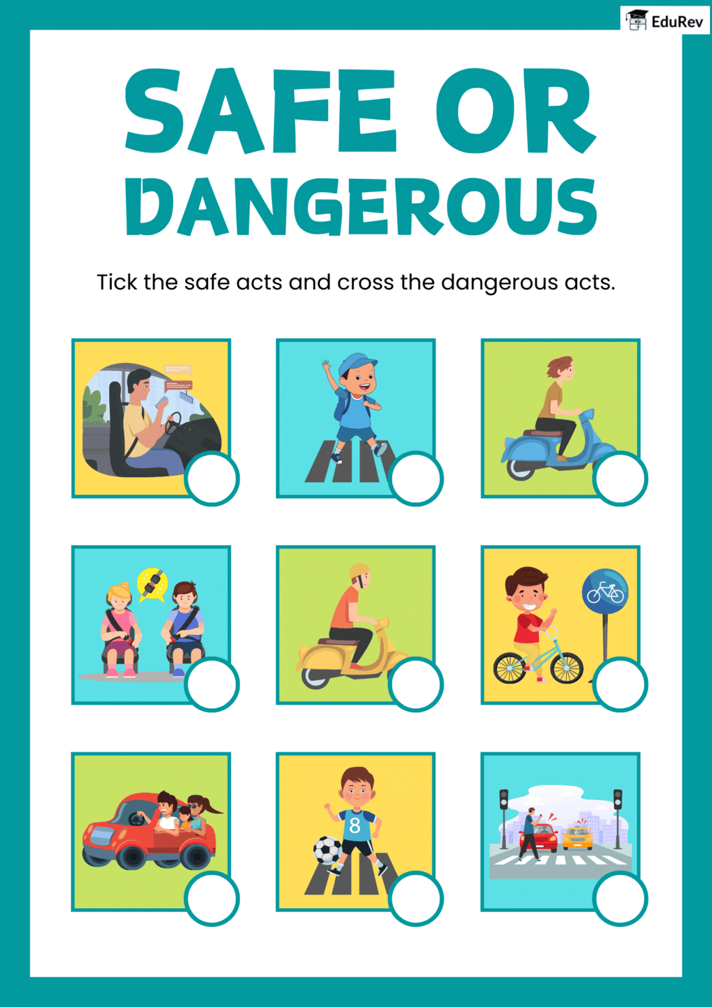 Visual Worksheet: Safety