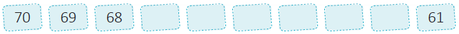 Numbers from 51 to 100 - 1 Class 1 Worksheet Maths