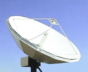 Satellite disks are used for electronic communications