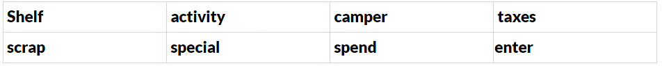 Worksheet Solutions: Spellings | English for Class 4
