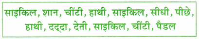 Worksheet Solutions: हाथी साइकिल चला रहा था | Worksheets with solutions for Class 2