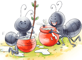 Worksheet Solutions: चींटा | Worksheets with solutions for Class 2
