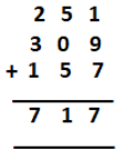 Class 3 Maths - Addition - CBSE Worksheets Solutions