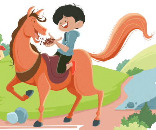 Worksheet Solutions: वाह, मेरे घोड़े! | Worksheets with solutions for Class 1