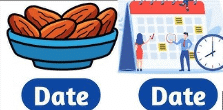 Worksheet: Food Items | Spelling Bee - Class 1