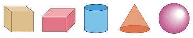 Worksheet Solutions: Shapes Around Us (3D Shapes) | Worksheets with solutions for Class 2