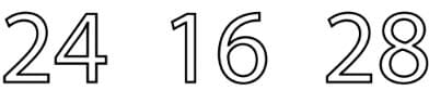 Worksheet Solution: Numbers from Twenty-one to Fifty - 2