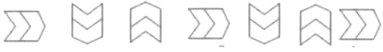 Patterns and Symmetry - 1 Class 4 Worksheet Maths