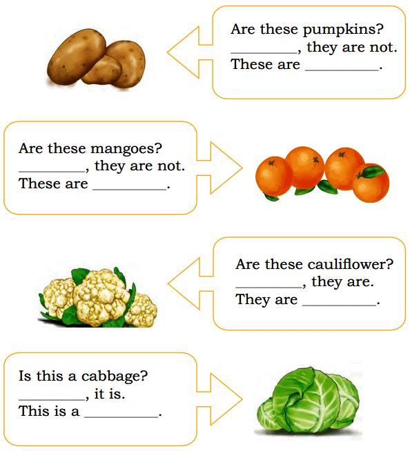 Fun with Pictures NCERT Solutions | English for Class 1 (Mridang)