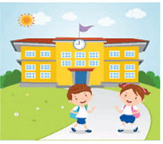 Worksheet Solutions: Our First School - 1 | EVS for Class 3