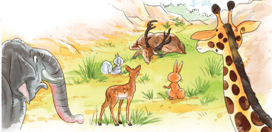 NCERT Solutions for Class 4 English Chapter 5 - The Old Stag