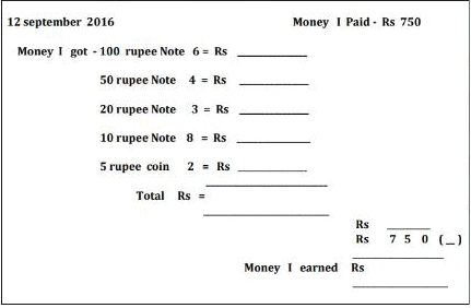 Worksheet Solutions: The Junk Seller - 1 | Mathematics for Class 4: NCERT