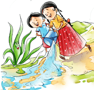 Worksheet Solutions: बरसात और मेंढक | Worksheets with solutions for Class 2