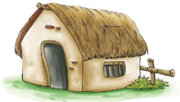 A kutcha house