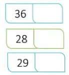 Numbers from 21 to 50 - 1 Class 1 Worksheet Maths