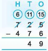 Class 3 Maths - Subtraction - Question Answers