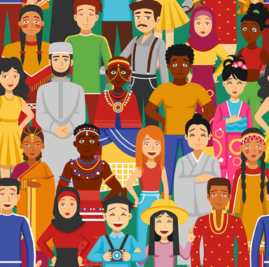 People From Different States: All Have Their Own Culture.