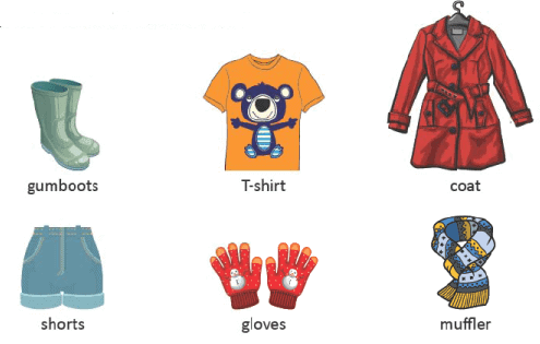 Clothes We Wear - 1 Class 1 Worksheet EVS
