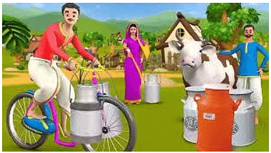 Worksheet Solutions: The Milkman`s Cow - Class 4
