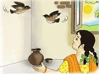 Bird Talk and Nina and the Baby Sparrows - 3 Class 3 Worksheet English Unit 2