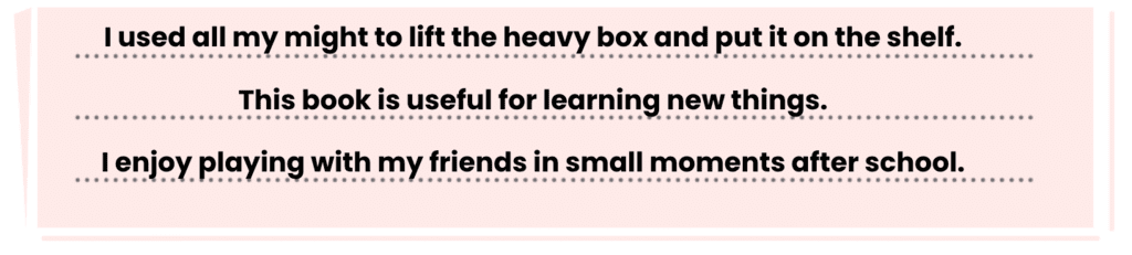 NCERT Solutions for Class 4 English Chapter 4 - One Thing at a Time