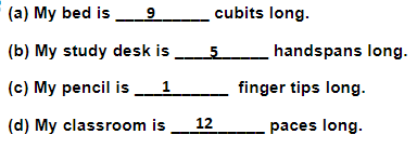 Measurement - 1 Class 1 Worksheet Maths Chapter 7