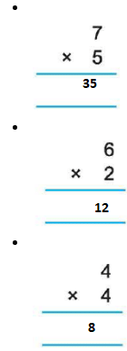 Class 3 Maths - Multiplication - CBSE Worksheets Solutions