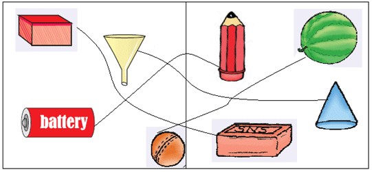 Shapes and Space Class 1 Worksheet Maths Chapter 1