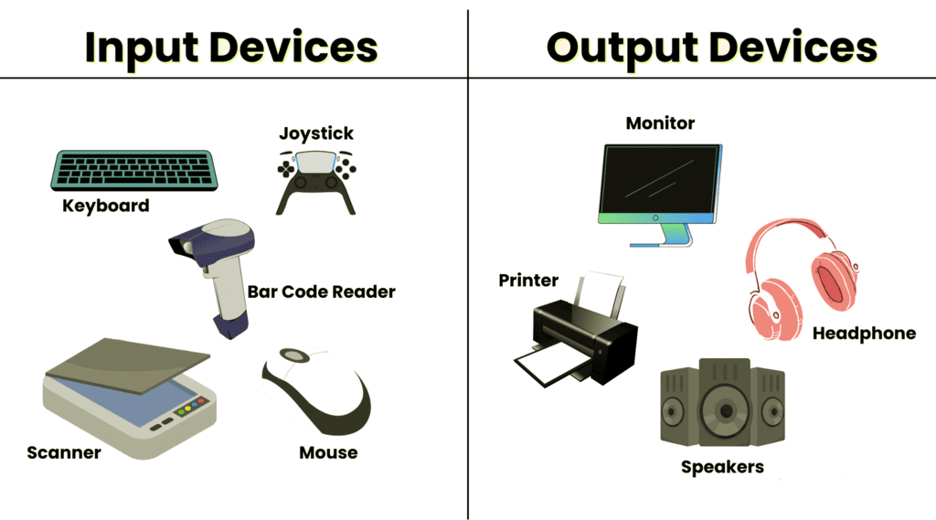 Input and Output Devices | Computer Science for Class 3