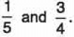 Class 4 Maths - Fractions - Question Answers - 1
