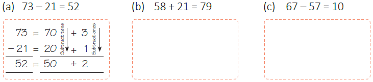 Addition And Subtraction Up To 99 - 1 Class 1 Worksheet Maths