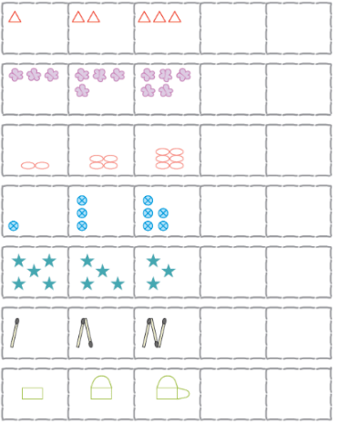 NCERT Solutions for Class 1 Maths Chapter - 10 Patterns