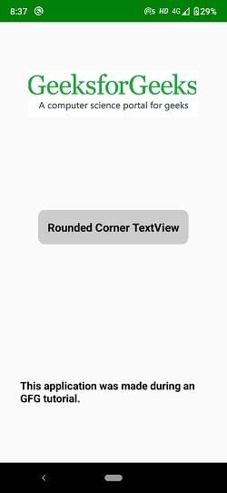 How to Add a TextView with Rounded Corner in Android? - Software Development