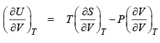 Thermodynamic Equations Of State | Physical Chemistry