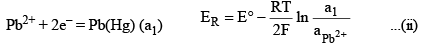 Concentration Cells with and without Transport | Physical Chemistry